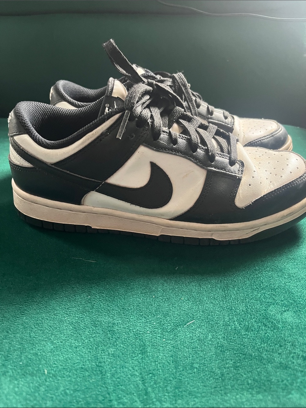 Nike  Two-Tone Black and White Low-Top Sneakers